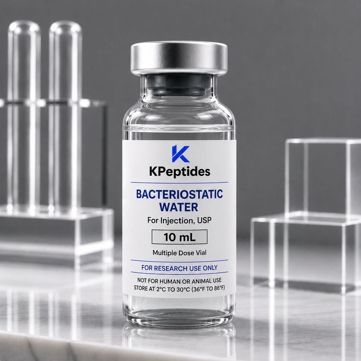 KPeptides Bacteriostatic Water 10 ml vial
